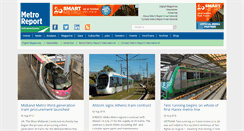Desktop Screenshot of metro-report.com